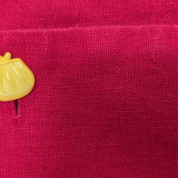 Vintage Rare Dress with Jacket w/Painted Shoppers - Picture 4 of 10